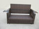 Outdoor Pool Rattan Expansion Daybed , Resin Wicker Furniture